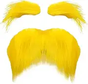 Fake Mustache Novelty Moustaches Beard Cosplay Costume Accessories Halloween Party Favors Men Women