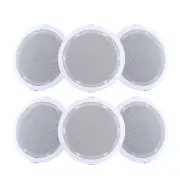 Giantz 6 Inch Ceiling Speakers In Wall Speaker Home Audio Stereos Tweeter 6pcs