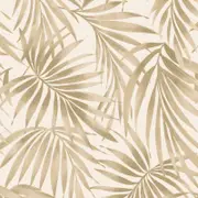 Graham & Brown 52cm x 10m Sand Elegant Leaves Wallpaper
