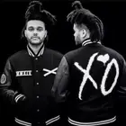 The Weeknd XO Jacket Bomber Black Wool Varsity Letterman Leather Sleeves Jacket