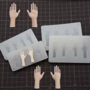 1/6 Scale Dollhouse Miniatures BJD Hand Arm Body Silicone Mold Decor Accessories