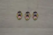 Y2K 2001 Warner Brothers Taz Pendant Charm Lot of 3 VTG 2000s