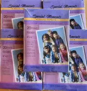 Special Moments Photo Paper For Ink Jet Printers 5 Packs of 20 Sheets 4x6 GLOSSY
