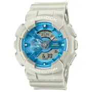 Casio G-Shock GA110AS-5A 100 SERIES Analog-Digital Beige Blue Rubber Wrist Watch