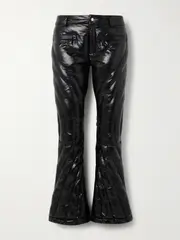 [Perfect Moment] Perfect Moment - + Johnnie Walker Carving Air Quilted Bootcut Ski Pants - Black - medium medium Black