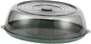 MYCENSE Round Plate Cover Lid Cover Microwave Splatter Cover Insulated Cooking Food Cover, green