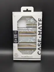 NEW Case-Mate Case for MagSafe for Apple iPhone 14 Plus - Pearl Stripes (6.7")