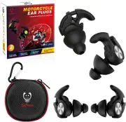 Motorcycle Ear Plug Wind Noise Reduction Keep Comms Clear & Comfort under Helmet