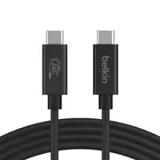 Belkin Connect USB4 Cable (2M/6.6ft) Black - (INZ004BT2MBK), Thunderbolt 4,Thunderbolt 3