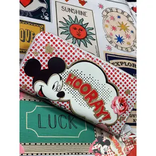 迪士尼米奇限量商品 英國直購 Cath Kidston MICKEY MOUSE 90周年聯名 已絕版 大提袋+長夾