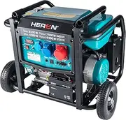 HERON 17hp, 8.2kW Petrol 3 Phase Generator with Zero Gravity Frame