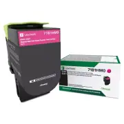 Lexmark 71B1HM0 Unison 3,500 Page-Yield High-Yield Toner - Magenta New