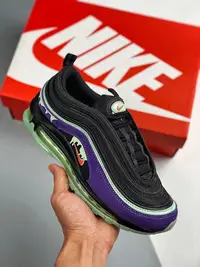 在飛比找Yahoo!奇摩拍賣優惠-耐克Nike Air Max 97“Slime”萬圣節 黑紫
