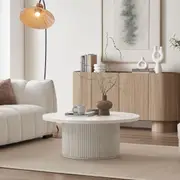 Ella White Wooden Coffee Table