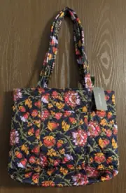 Vera Bradley Midnight Garden Vines Tote Bag - NWT