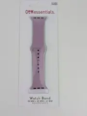 OTM Essentials Lavender Silicone Apple Watch Band NEW 38 40 41 MM Flexible