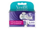 Gillette Venus Deluxe Smooth Swirl Blade Refills 4Pk