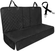 Dog Car Seat Cover Waterproof Back Seat Protector with Mesh Visual Window