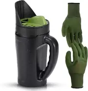 Seed Spreader Hand Held, Hand Spreader Lawn and Garden, Up to 80 Oz