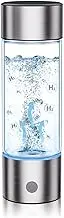 ZEREN Hydrogen Water Bottle Generator, Portable Rechargeable Rapid High-Concentration Hydrogen Production, 460ml Hydrogen Water Ionizer Machine with Advanced No Odor SPE/PEM Technology