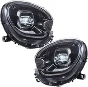 Car Led Headlights Compatible For BMW Compatible For Mini And Cooper Countryman R60 10-2016 Upgrade Led Front Lights Assembly Plug And Play(For Original Xenon)
