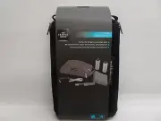 The Sharper Image Travel Toiletry Kit Towel Brush Bottles Toothbrush New