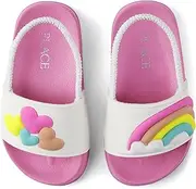[The Children's Place] Girl's Baby Toddler Everyday Slide Sandals with Backstrap