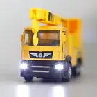 Crane Truck Toys for Kids Construction Vehicle Diecast Model Pull Back Car Toys