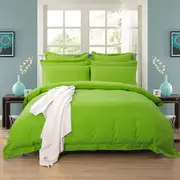 Tailored Super Soft Queen Size Quilt/Doona/Duvet Cover Set - Green