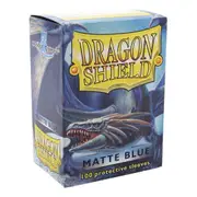 Dragon Shield Card Sleeves, 100 Pieces (Matte Blue)