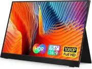 NEW VILVA Portable Monitor for Laptop 1080P FHD IPS 15.6'' Display USB-C HDMI