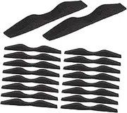 IWOWHERO Nasal Strips Kit Anti Fog Nose Pads for Glasses Sponge Nose Band for Mask Nose Bracket Wire Clip Wire Nose Bridge Band Black 100pcs