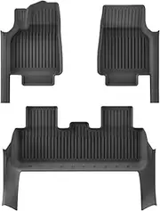 Compatible for Tesla Model Y 5seats Launch 2025+ Juniper Car Floor Mats TPE Foot Mat with Door Sill Protective Cover Black
