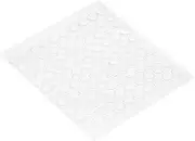 uxcell 600Pcs Removable Gel Glue Putty, 0.39" x 0.39" Acrylic Double Sided Adhesive Dot Sticky Tack for Museum Action Figures Wall Home Office Decoration, Clear
