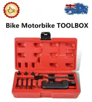 Chain Splitter Cutter Riveting Tool Sets Breaker Remover Riveter Link + Case