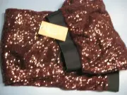RACHEL RACHEL ROY SEQUINED JOGGERS PANTS $149 TAG * COPPER * MEDIUM * M * NWT