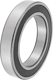X AUTOHAUX 6019VV Deep Groove Ball Bearings 95x145x24mm P4 Double Rubber Seal Lubricated Bearings 1 Pcs Car Scooter Skateboard Wheel Universal Silver Tone,Black