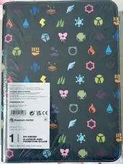 Pokémon Center TCG: Elemental Zip Binder - 360 Cards Storage - 9 pockets 20 pg