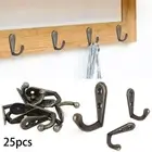 Rustic Hook Wall Mounted Single Bronze Household Supplies Organization