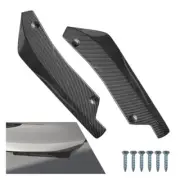 2PCS Car Rear Bumper Diffuser Spoilers, Universal Car Rear Bumper Lip Splitter