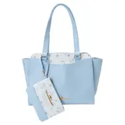 Fashion Sky Blue Shoulder Bag Coin Purse Bag Set Ladies PU Leather Hand Bags for Women Tote Handbag