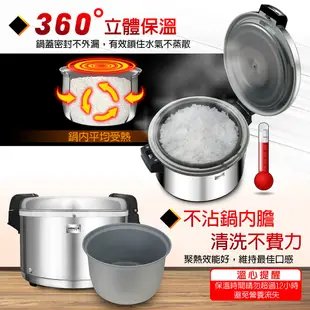 【日象】電子保溫鍋(6.3L) ZOR-8135 (40人份) 保溫鍋 不沾鍋內膽 台灣製MIT