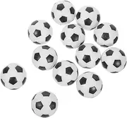 Kisangel 12pcs Foosball Replacement Balls Soccer Table Accessories for Home Office Durable Resin Design for Enhanced Game Atmosphere Portable Entertainment