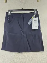NWT Golfino Ladies TECHNO Stretch Skort / Skirt Black Sz 2 The SERENA Skort