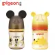 【Pigeon 貝親】第三代迪士尼母乳實感PPSU奶瓶160ml(貪吃維尼/米奇星星)