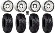 KMC Grenade Bdlk 15" Wheels Mh +10mm 30" Intersect Tires RZR XP 1000 / PRO XP