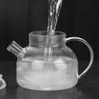 Glass Teapot Set With 6 Cups 500ml High Borosilicate Glass Stovetop Safe Tea