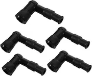 TOKIDNY 5 Pcs High Pressure Cap Part Resistor Plug Caps Tire Valve Stem Tool Plugs Accessories Motorbike Convenient Boot Plug Wire Ends Plate Bolts