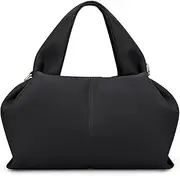 [JQWYGB] Cloud Pouch Bag Dumpling Clutch Purse Handbag Leather Tote Shoulder Bag Retro Crossbody bag with Removable Strap