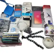 Huge Lot of Miscellaneous Phone Accessories Junk Drawer Lot